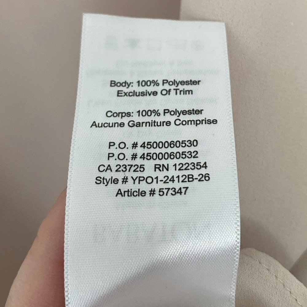 Aritzia Babaton Galen Light Pink Tank Top Size XS - Picture 6 of 8